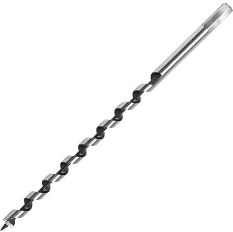 Masendelk 2pcs Ship Auger Drill Bit 10 x 300mm (Slightly Larger Than 3/8 x 12 Inch), Wood Auger Bit with 9mm Hex Shank