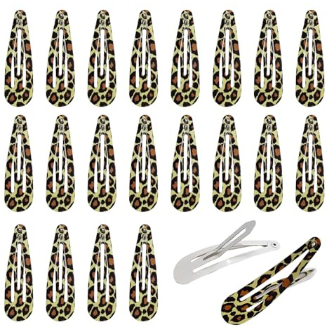UILYNIU 20 Stücke Haarspangen, Metall Haarspangen, Haarclips Werden, Metall Snap Haarklammern, 5CM Haarspangen Mädchen, Haarclips Damen, Rutschfest, Haarstyling Zubehör für Mädchen Frauen (Mehrfarbig)