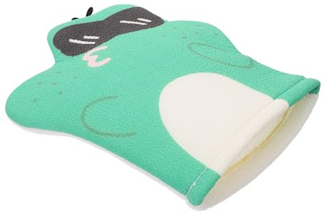 minkissy Shower Exfoliating Mitt for Skin Scrubbing Glove Gentle Bath Tool for Smooth Skin Lightweight and Reusable Design for Childrens Bath