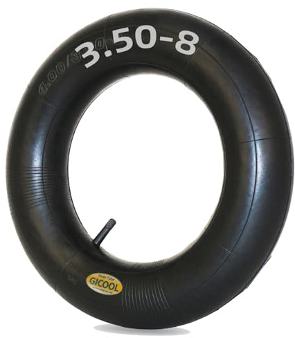GICOOL 3.50-8 Inner Tube, Replacement Pneumatic Wheelbarrow Tube, Heavy-Duty Inner Tube with TR-13 Valve Stem for Wheelbarrow, Garden Carts, Wagons