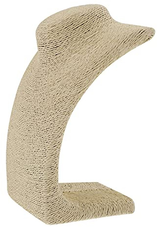 iplusmile Estante Para Guardar Collares Busto De Cuello, Porta Joyas Decorativo De Material Duradero, Organizador Para Collares y Colgantes, Diseño Beige Pequeño Para Uso Doméstico