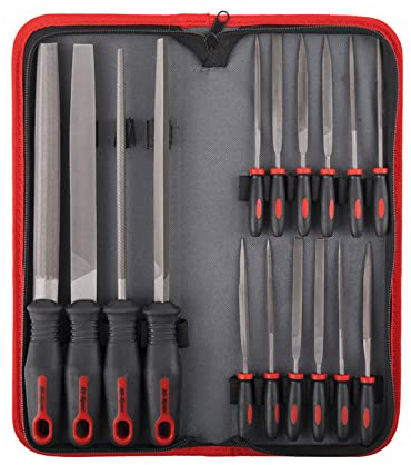 Juego de limas planas/triángulo/semicircular/redondas para cortar, pulir madera, metal, carpintería, profesional, resistente a la corrosión, para trabajos de metal profesionales
