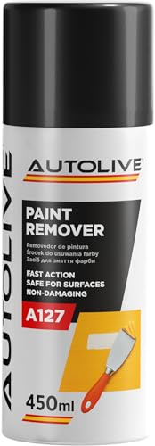 AUTOLIVE Eliminador de Pintura Profesional 450 ml – Acción Rápida, Seguro para Superficies y No Dañino – Elimina Pintura, Laca, Goma de Mascar y Suciedad Difícil