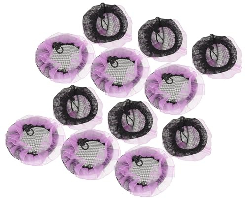 FOMIYES 20stücke Haarnetze für Mädchen Unsichtbare Haarnetze für Frauen Ballett-haaraccessoires Dutt-netze Netz-haarnetze für Dutts Haarknotennetze Ballett-accessoires für Damen Haarnetz F