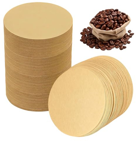 1200PCS Coffee Filter Papers,64mm Unbleached Coffee Filters Compatible with Aeropress Filter Papers,Natural Round Filters Paper Replacement for Espresso Coffee Makers