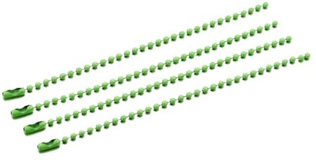 AMENGJ Kugelkette 20 Bunte Kugelketten, passend for Schlüsselanhänger/Etiketten, for Basteln von Armbändern und Schmuckaccessoires(Color 3)