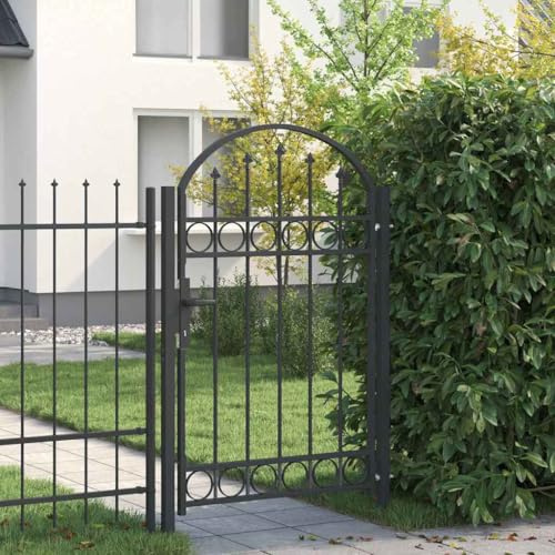 Barriere de Securite Retractable,Porte de Clôture Gris 100 x 150 cm Acier peint par poudre pour Escaliers, Couloirs, Intérieur et Extérieur
