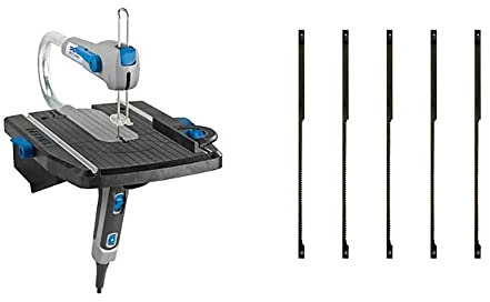 Scie à Chantourner Dremel - Moto-Saw pour Modélisme 70W & MS53 Lot de 5 lames de découpe pour le métal pour couper jusqu'à 3mm avec la scie à chantourner Dremel Motosaw MS20