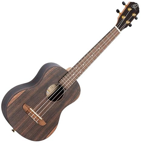 Ortega Guitars Tenor Ukulele Akustisch – Timber Series – Inklusive Gigbag – Ebenholz, Natur (RUEB-TE)