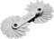 Calibre de radio, R0.3-1.5/R1-6.5/R7-14.5/R15-25//R25-50/R52-100MM Calibre de redondeo de radio de acero inoxidable(R1-6.5MM)