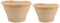 YARNOW 2 Stücke fallrohr blumentopf Regenrohr Pflanztopf Balkontopf Fallrohr Hängetopf Wand Topf Regenfallrohre Pflanzgefäß Regenrinne Übertopf Draußen Balkon Pflanzkübel Beige