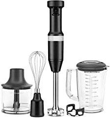 Kitchenaid 5KHBV83EBM Stabmixer Black Matte, Schwarz