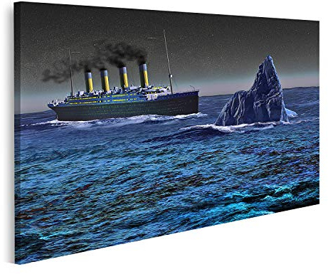 islandburner Bild auf Leinwand Die Titanic Bilder Drucke Kunst Poster Wandbild