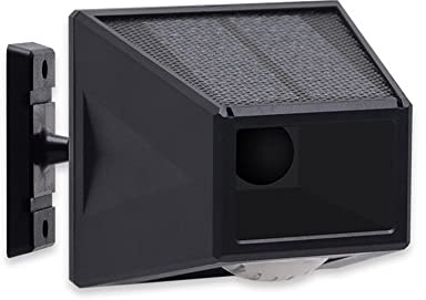 ThreeH Détecteur de Mouvement Solaire pour l'extérieur Alarme Librement rotative IP65 étanche 129db Lumière stroboscopique 4 Modes de Fonctionnement avec télécommande