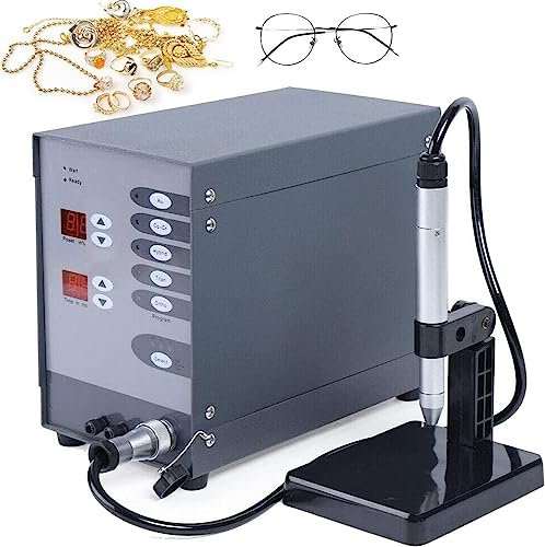 XARONF Jewelry Spot Welder, Automatic CNC Spot Welder Professional Welding Machine Pulse Argon Arc Welder Kit, Jewelry Repair Machine