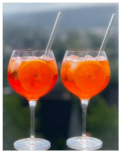Topkapi Aperol Spritz Set Feuersbach XL - 6 Ballon Kelch Gläser, 700 ml