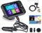 Inefala DAB Dab+ Adattatore per Autoradio Display LCD Colorato da 2,4 Pollici con Vivavoce Bluetooth, Trasmettitore Dab, Trasmettitore FM, AUX in/out, TF Card Music Play, Caricatore da Auto