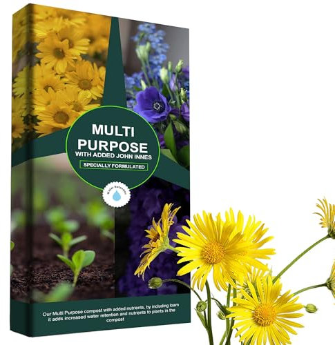 John Innes 60L Multi Purpose Gardening Compost Soil For Outdoor & Indoor Planting Promotes Rooting For Fast Establishment & Blended To Support Plant Health (1 Bag (60 Litres))