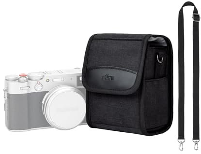 KIWIFOTOS Kompakte Digital Kameratasche Brustbeutel für Leic. Sofort 2, Fuji XE5 GFX100RF X100VI X100V X100T X100F X100S, PowerShot V1 G1X G1XIII für Kameras mit Objektiv Größe bis zu 150 x 90 x 90mm