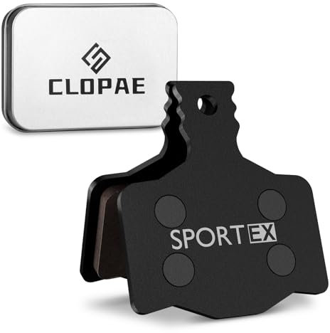 CLOPAE Bremsbeläge Fahrrad Scheibenbremse, Geeignet für Magura MT2, MT4, MT6, MT8, Semi-Metallic kompatibel mit Magura Bremsbeläge (1 Paar)