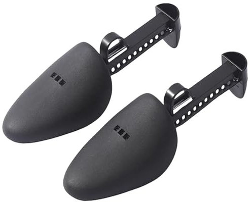 EKalgretrA Schuhspanner Herren Tragbare Schuhspanner, Verstellbarer Schuhhalter, Schuhweiten, knitterfrei, verformungssicher, for Lederschuhe, Freizeitsportschuhe(Black)