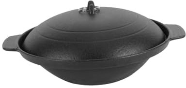 Cabilock Olla De Barro Olla De Arroz Cazuela Para Arroz Para Cocinar Pollo Estofado Para Cocinar De Barro Amarilla De 18 Cm