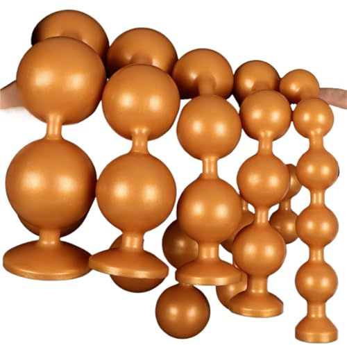 9 Size But Plug Silicone Anal Beads Big Anal Plug Tail Anal Big Ball Sextoy Sex Toys Huge Butt Plug Adult Toys 2 Style Ass Plug(XXL)