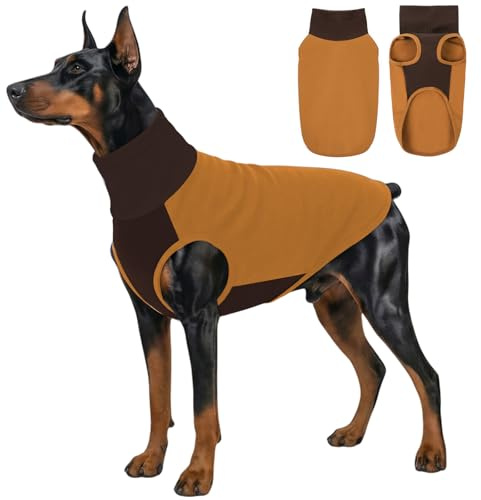 KONVINIT Fleece Hundepullover Großer Weich Warm Hundefleece für Labrador