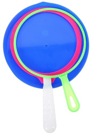 NOLITOY 3 Stück Blasenring Seifenblasenmacher Für Kinder Großes Seifenblasen Mit Langlebigem Kunststoff Farbiges Bubble Maker Spielzeug Für Garten Park Und Outdoor Spielspaß