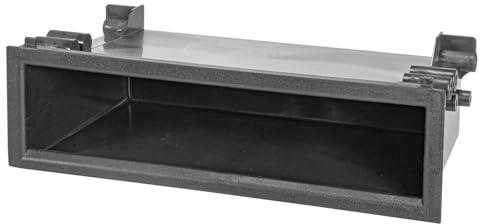 tomzz Audio 2400-061 Spezielles Ablagefach Schacht für 2-DIN-Blenden mit Metallhalterung