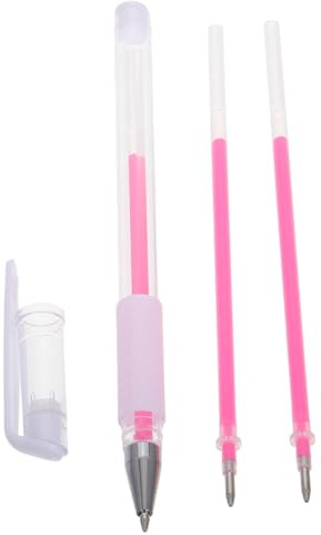Gatuida Augenbrauen Tattoo Stift 3 Stück Rosa Kunststoff Fein Präzise Markierungen Leicht für Beauty Salons und Tattoo Industrie