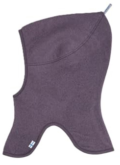 Finkid Luola Wool - Kinder Schlupfmütze - Wintermütze mit Kragen aus Wollfleece für Jungen und Mädchen