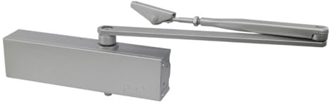 BURG-WÄCHTER Türschließer für einflügelige Innentüren, Beidseitig verwendbar, Hydraulisch, Variabel einstellbar, Türbreite bis 125 cm, Türgewicht bis 100 kg, TS 2500 SI, Silber