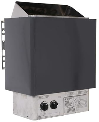 4.5KW 220V Electric Sauna Heater with Timer & Internal Controller | Dry Steam Sauna Stove for Home, Hotel, Spa & Bathroom