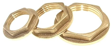 1PC 2 BSPP femmina in ottone flangiato dado esagonale di fissaggio con raccordo for serbatoio dell'acqua flangiato