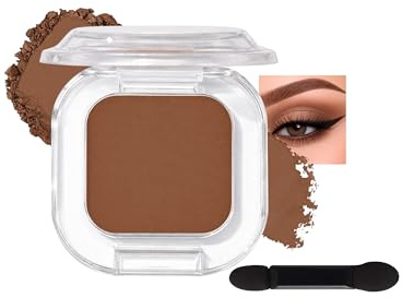 Jutqut Matte Braun Lidschatten Palette, Single Eyeshadow palette,#01 | Wasserfest Formel, Langlebig Wischfest, Hochpigmentierte, Leichte Anwendung, Smooth