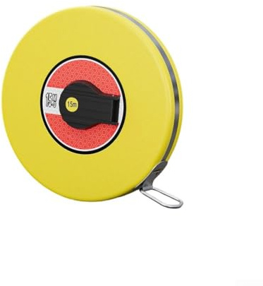 Mètre ruban en fibre de verre avec graduations en pouces et métriques double face, flexible et résistant à la flexion, conçu pour une utilisation prolongée dans divers scénarios de mesure (A)