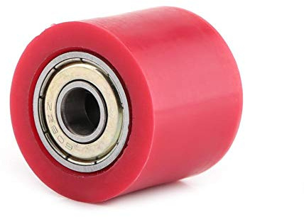 Qiilu 8mm/10mm tendicatena della puleggia a catena Cursore del rullo della puleggia a catena Catena di trasmissione Puleggia a rulli Guida del tenditore del tenditore metallo plastica