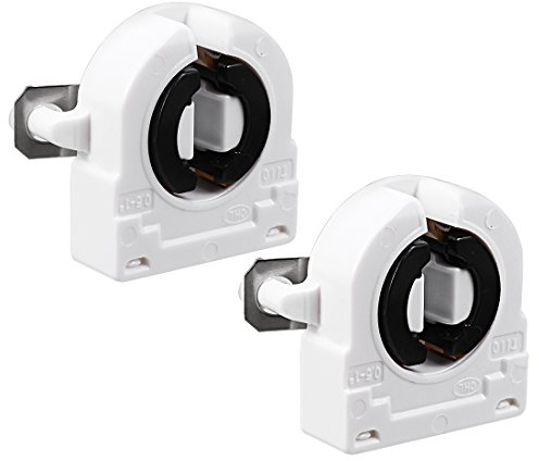 sourcing map 2-tlg. T8-Leuchtstofflampenhalter G13-Sockel, nicht überbrückte Grabsteinlampenfassung AC 500 V 2A für LED-Leuchtstoffröhre