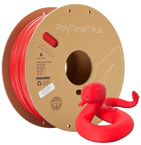 Polymaker PolyTerra PLA Lava Red - 1.75mm - 1kg