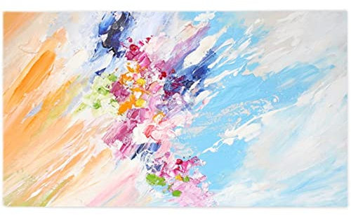 Acrylbilder Auf Leinwand Handgemalt, Bunte Textur Farbabstimmung Persönlichkeit Abstrakte Moderne Original Handgemalte Ölgemälde Auf Leinwand Für Familie Wand Wohnzimmer Esszimmer Home Art Deco