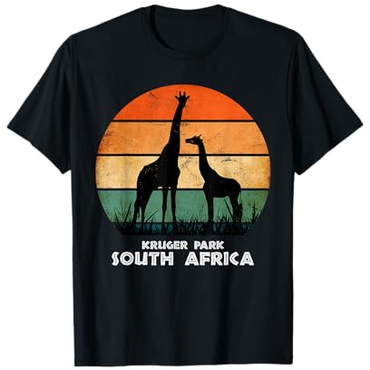 Kruger Park, Afrique du Sud Girafe National Park Jeu T-Shirt