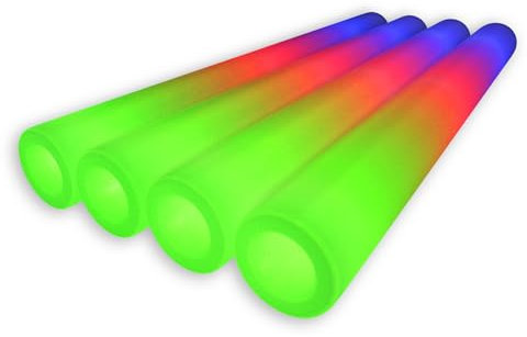 Palos Luminosos para Fiestas | 60 Piezas | 48cm | Palos LED Multicolor | Palos Luminosos LED | Palos de Luz para Boda | Barras Luminosas para Fiestas y Eventos (60 UNIDADES)