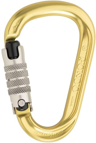 AustriAlpin HMS Rondo 3-Wege Plus Autolock Karabiner, gelb