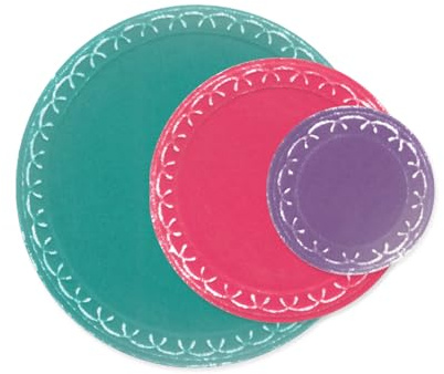 Sizzix® Framelits® Stanzset, 9er-Pack — Fantasievolle Framelits, Alena Arched Circles von Stacey Park