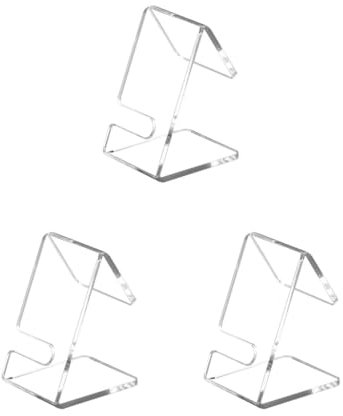 Uhrenständer aus transparentem Acryl, für Kommoden, Geschäft, Einzelhandel, 3 Stück