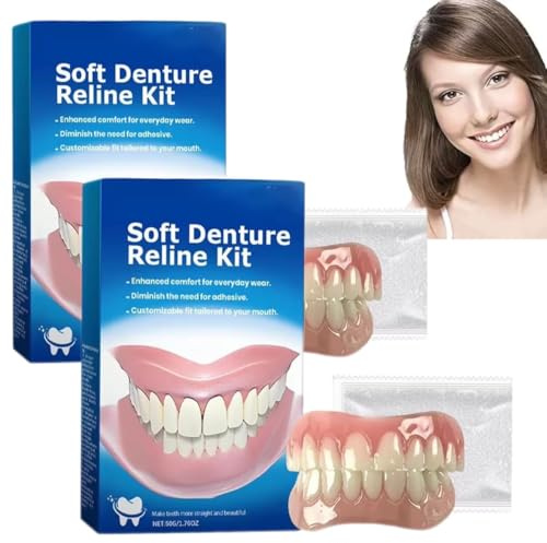 Generic Zahnersatz-Set, obere und untere Veneers Zähne, falsche Zähne Set (2 Set)