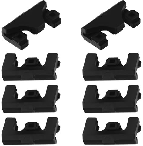 Oiieco 8 Pcs Air Fryer Silicone Bumper Feet, Rubber Tips for Instant Vortex Plus & Instant Pot Vortex, Heat-Resistant Non-Slip Tray Protectors, Replacement Silicone Pads for Air Fryer Accessories