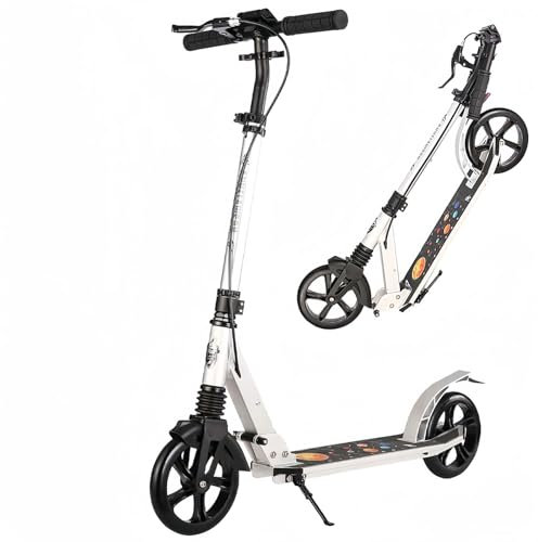 City Roller Big Wheel Scooter - Klappbarer City Roller Höhenverstellbar, für Erwachsene | Roller Kinder 8 Jahre A