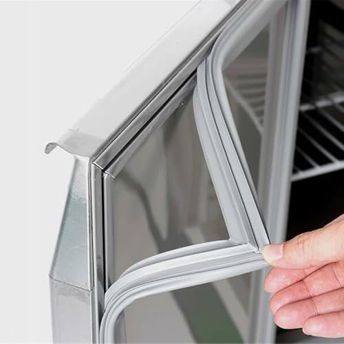 AWFOM Junta De Puerta De Congelador Universal Reemplazo De Sello De Goma Magnético De Puerta De Refrigerador,Blanca